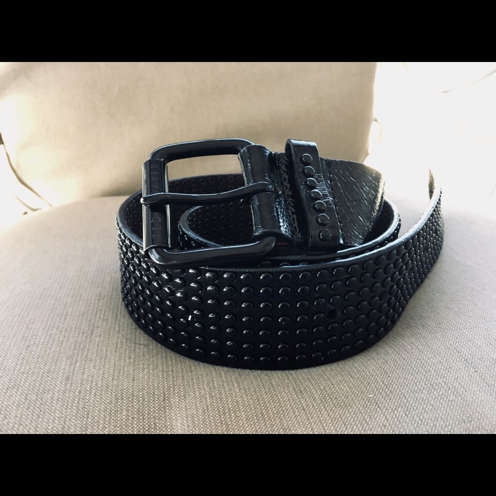 Ted Baker * Gorgeous * Black Patent Leather Belt